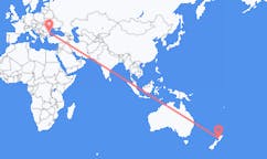 出发地 新西兰旺加努伊目的地 保加利亚瓦尔纳的航班