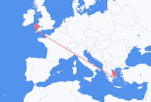 Flyrejser fra Newquay, England til Athen, Grækenland
