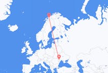 Loty z Bardufossa, Norwegia do Kiszyniowa, Mołdawia