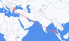 出发地 印度尼西亚班達亞齊目的地 土耳其埃德雷米特的航班