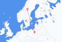 Voli from Östersund, Svezia to Varsavia, Polonia
