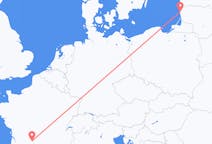 Vols de Palanga, Lituanie vers Brive-la-gaillarde, France