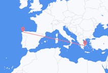 出发地 希腊出发地 雅典目的地 西班牙La Coruña的航班