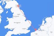 Flüge von Newcastle-upon-Tyne, England nach Ostende, Belgien