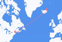 미국 보스턴에서 출발해 아이슬란드 Egilsstaðir에게(으)로 가는 항공편