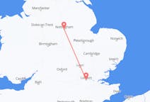 Flights from Nottingham, England to London, England