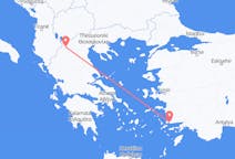 出发地 希腊出发地 卡斯托里亚目的地 土耳其哈利卡那索斯的航班