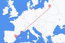 Flights from Valencia to Vilnius
