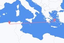 Vluchten van Sétif, Algerije naar Paros, Griekenland