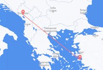 Vuelos de Podgorica, Montenegro a Samos, Grecia