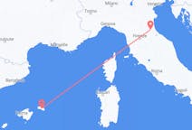 Flights from Forli, Italy to Menorca, Spain