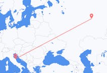 Flights from Izhevsk, Russia to Ancona, Italy