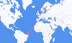 Flights from Natal, Brazil to Örebro, Sweden