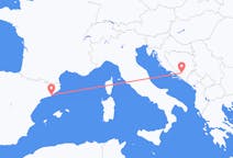 Vols de Barcelone, Espagne pour Mostar, Bosnie-Herzégovine