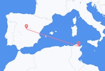 Flyrejser fra Tunis, Tunesien til Madrid, Spanien