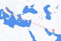 出发地 伊朗阿巴斯港目的地 意大利佩斯卡拉的航班