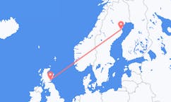 Flyrejser fra Skelleftea til Dundee