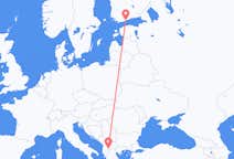 Рейсы из Охрида (Северная Македония) в Хельсинки (Финляндия)