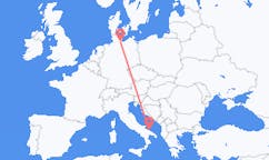 Flyreiser fra Bari, Italia til Lübeck, Tyskland