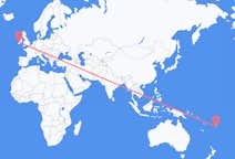 Flyrejser fra Suva, Fiji til Shannon, Irland