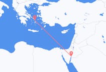 イスラエルのから エイラート、ギリシャのへ ミコノス島フライト