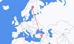Flüge von Aleppo, Syrien nach Kokkola, Finnland