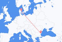 Flyg från Varna, Bulgarien till Århus, Danmark