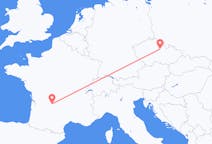 Flights from Brive-la-Gaillarde, France to Pardubice, Czechia
