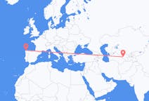 Flyrejser fra Bukhara til La Coruña