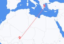 Flyrejser fra Niamey til Athen