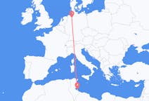 Flyreiser fra Djerba, Tunisia til Bremen, Tyskland