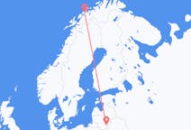 Flights from Vilnius in Lithuania to Tromsø in Norway