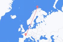Flyg från Clermont-Ferrand till Hammerfest
