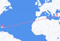 Flights from Santo Domingo, Dominican Republic to Antalya, Turkey
