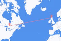 加拿大出发地 蒂明斯飞往加拿大目的地 印威內斯的航班