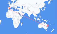 Flyreiser fra Coffs Harbor, Australia til Almería, Spania
