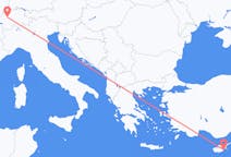 Vluchten van Larnaca naar Bern