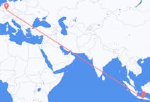 Flyrejser fra Surakarta, Indonesien til Frankfurt, Tyskland