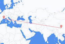 Flights from Chengdu to Marseille