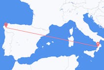 Flights from Santiago de Compostela, Spain to Lamezia Terme, Italy