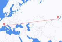 Flights from Irkutsk, Russia to Nice, France