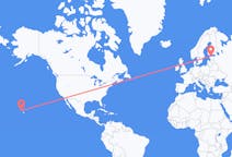 美国出发地 檀香山飞往美国目的地 塔林的航班