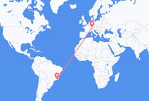 Flyg från Rio de Janeiro, Brasilien till Friedrichshafen, Tyskland