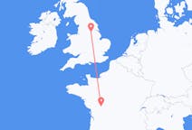 Flights from Poitiers, France to Doncaster, the United Kingdom