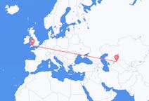 Flights from Nukus, Uzbekistan to Exeter, the United Kingdom