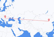 Flyg från Hohhot, Kina till Timișoara, Rumänien