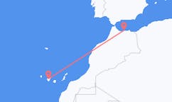 Vluchten van Al Hoceima, Marokko naar Santa Cruz de Tenerife, Spanje