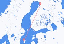 Vluchten van Visby, Zweden naar Oulu, Finland