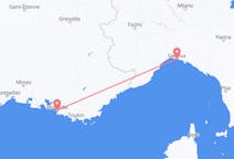Flights from Genoa, Italy to Marseille, France
