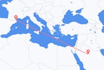 Flights from Ha il, Saudi Arabia to Perpignan, France